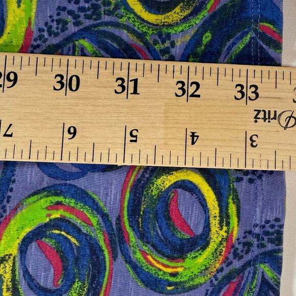 REI Active Dress Small Multicolor Swirl Print Travel Hiking Casual - Picture 7 of 8